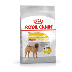 Royal Canin Medium DermaComfort. (irriteret / kløende hud). Hunde over 12 måneder