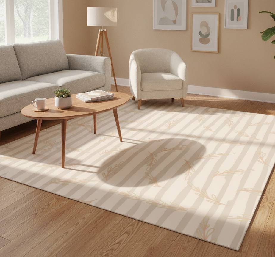 Vinylmatta entré elegant beige