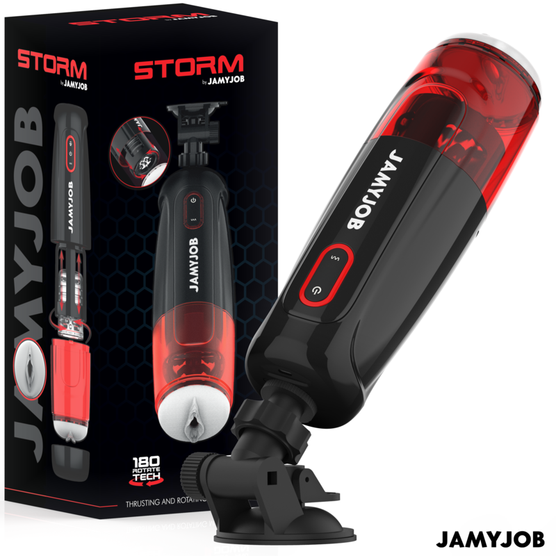 JAMYJOB Storm – Automatisk Masturbator med 10 Rotations- och Skjutlägen