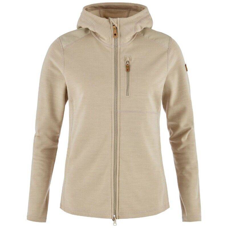 Fjällräven Keb Fleece Hoodie - Fleecetröjor - Dam Fossil L