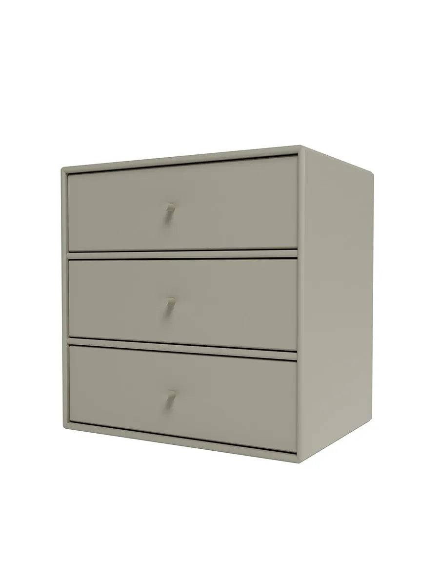 Montana Mini 1007 Modul m. Tre Skuffer Fennel - Jacobsen Plus