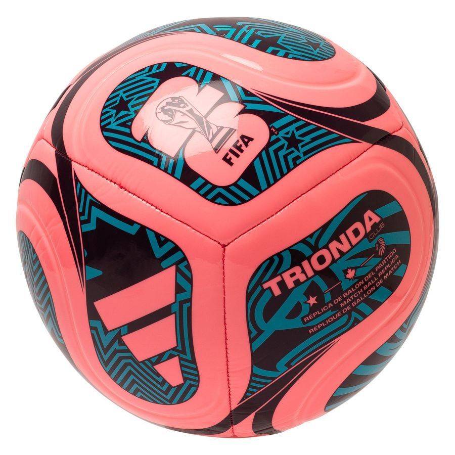 adidas Fotboll Trionda Club VM 2026 - Beam Pink/Noble Red/Blå - ['Rosa'] (Ball SZ. 5)