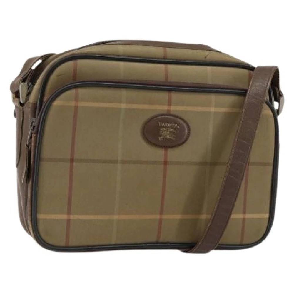 Burberry Vintage - Pre-owned Canvas Axelremsväska Vintage - Dam - ONE Size - Läder