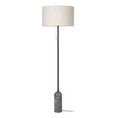 Gravity Floor Lamp - Grey Marble/Canvas Shade