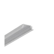2m aluprofil GROOVE14 EE7F/TY - Ubehandlet aluminium, indbygget, LED skinne