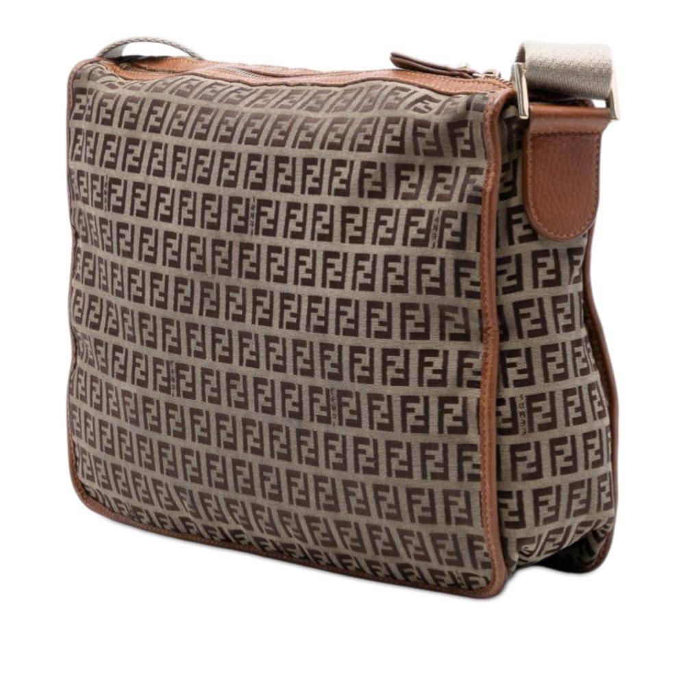 Fendi Vintage Crossbody Bag Stl.  - Beige (L 25cm x W 31cm x D 11cm)