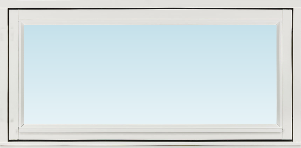 Svenska Fönster SF överkantshängt fönster 1180x580mm 1-luft, insida trä utsida trä, 3-glas  (12x6)
