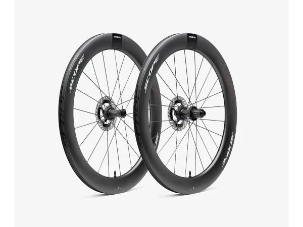 Scope R6 700c 65mm hjulsæt XDR body disc carbon hvide decals