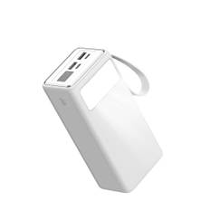 Powerbank 40.000 mAh - hurtigopladning - indbygget display - Sort