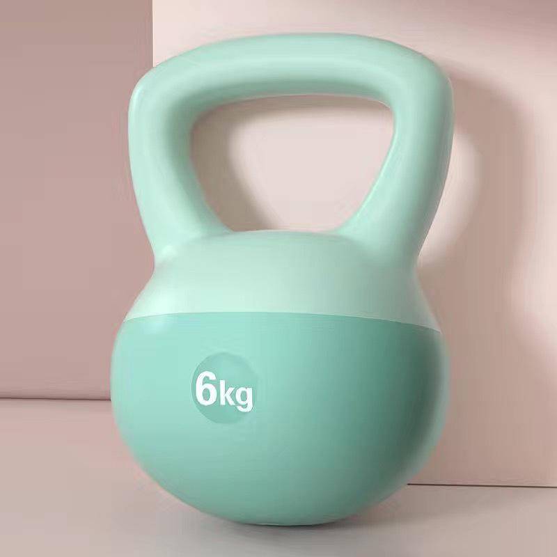 Mjuk Kettlebell för Män & Kvinnor - Hemmaträning, Knäböj, Höftlyft, Träningsutrustning
