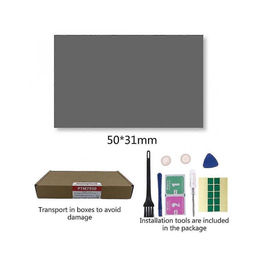 (31X50mm) Honeywell- Ptm7950 Cpu Gpu Phase-change Heat Conduction Silicone Paste 8.5w/mk