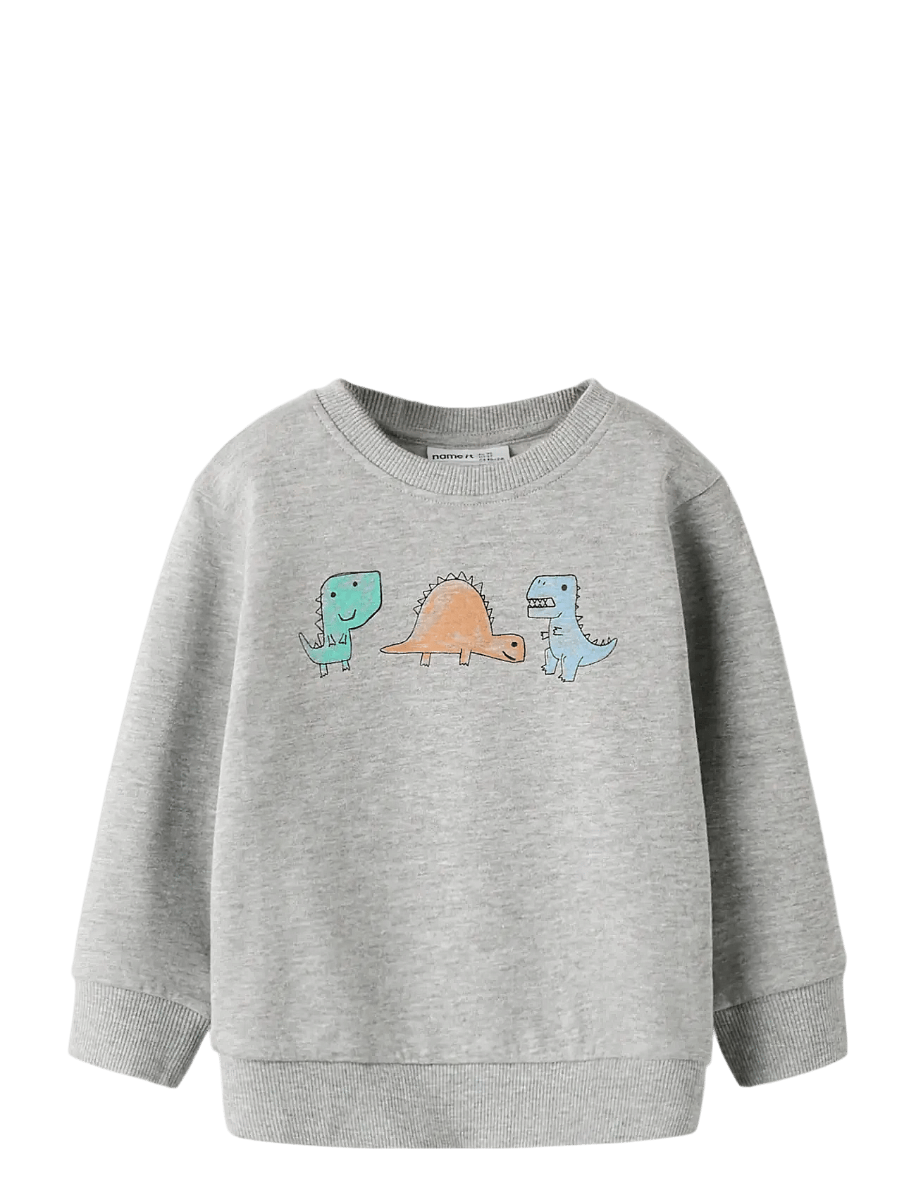 name it Nmmsikko Ls Nreg Swe Bru - Grey - 104