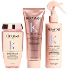 Kérastase Gloss Absolu Shampoo, Conditoner and Milk Bundle