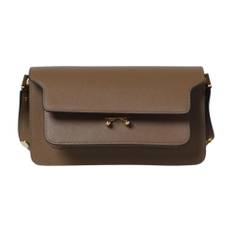 Marni, Taske, Dame, Grøn, ONE SIZE, Uld, Mini Trunk Skuldertaske