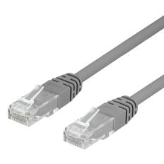 PATCH NETVÆRKSKABEL CAT 5E, RJ45, F/UTP, GRÅ, 1 M