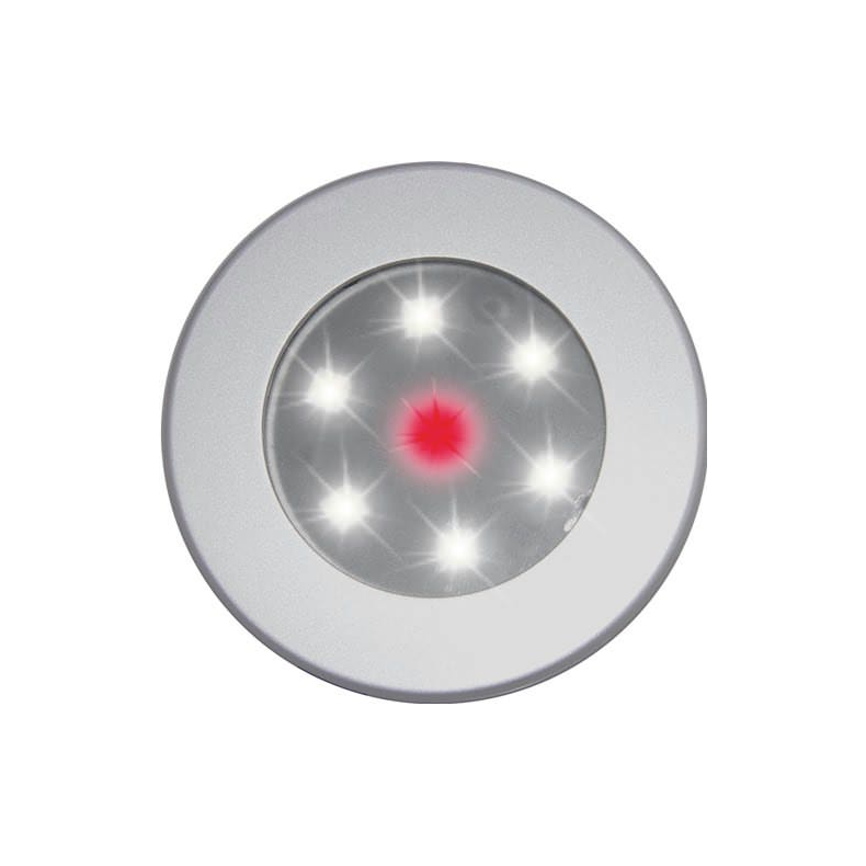 Chip 6+1 Led Loftlampe. Alu. 10-30v Chip 6+1 Led Loftlampe. Alu. 10-30v