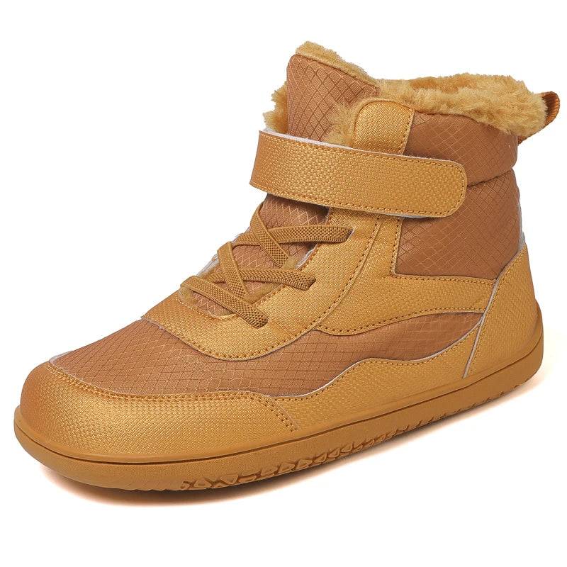 Kids/Toddler/ Wide Barefoot Shoes winter | Girls/Boys - A008-Brown / 35.