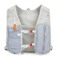 Running Vest, Small Hydration Vest(Only Backpack) Lightweight, Breathable And Sweatproof Running Backpack, Adjustable Running Hydration Vest For Trail - Grey