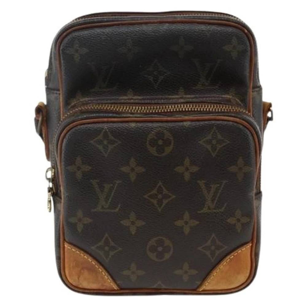 Louis Vuitton Vintage Pre-owned Canvas Cross Body Taske - Vintage - unisex - Brun - ONE SIZE - Læder