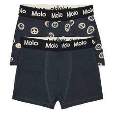 Molo Justin set of 2 cotton briefs - black - Y 7/8