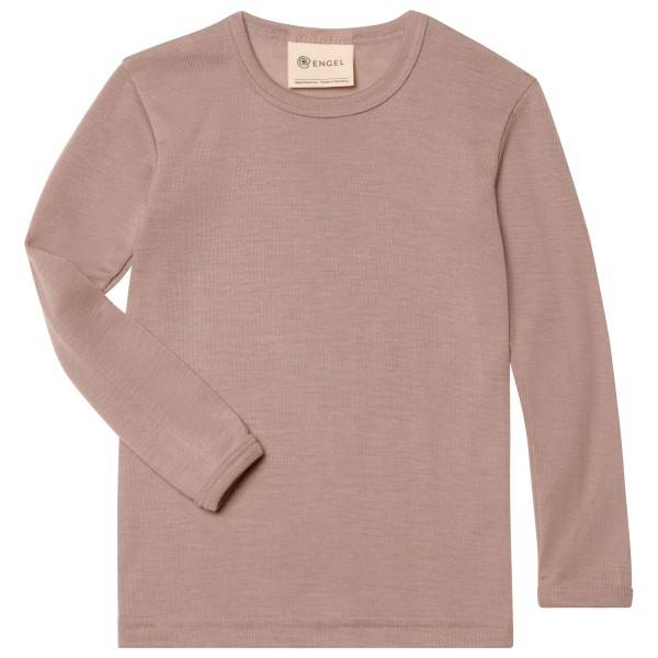 Engel Kids' Undershirt L/S Underkläder merinoull Barn Storlek 176 Färg brun