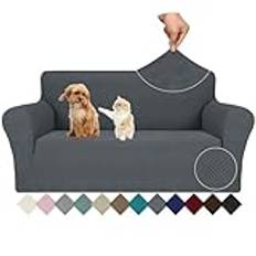 Ystyle Extensible Housse Canapé 6 Place, Universelle Housse De Fauteuil Avec Accoudoirs, Housse Protection Canapém, Sofa Cover Antidérapante, Couvre Canapé Pour Chiens Chats Animaux,Gris Clair