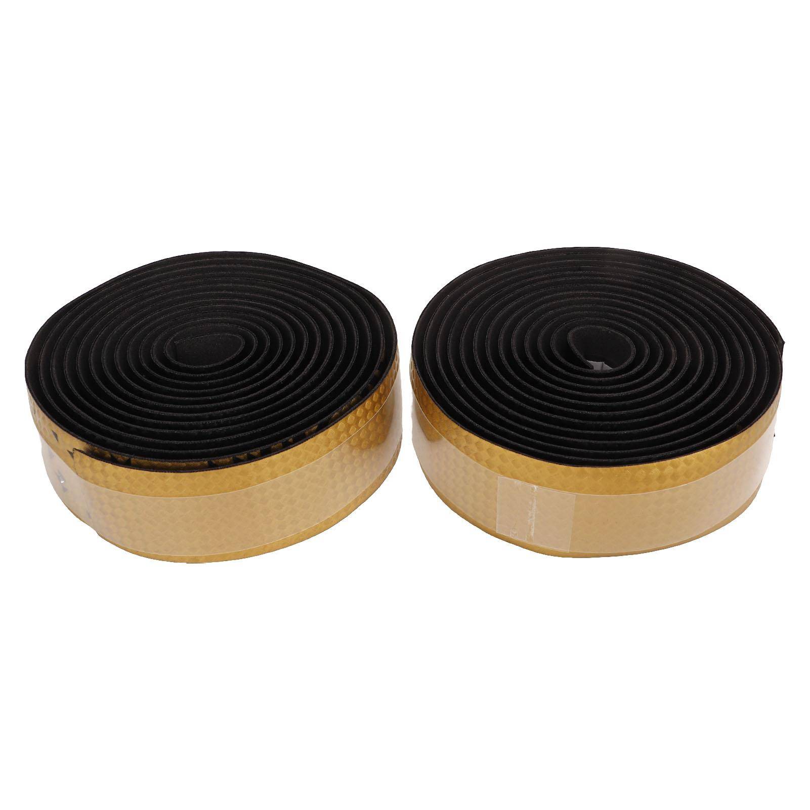 Bicycle Bar Tape Soft Bike Handlebar Carbon Fiber Pattern Shock Absorption Non Skid Strap Gradient