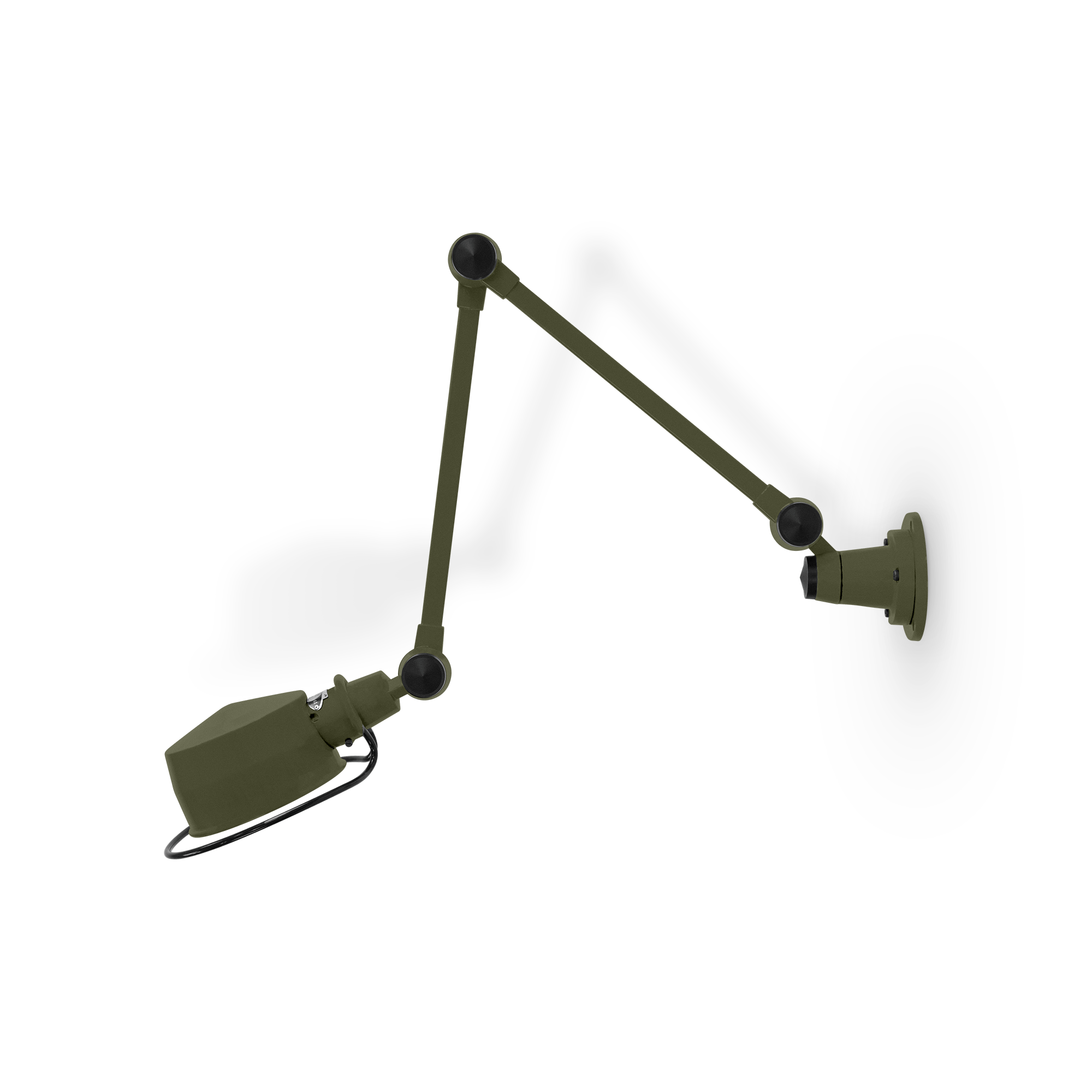 Lak L4401 væglampe fra Jieldé - Olive green / Mat