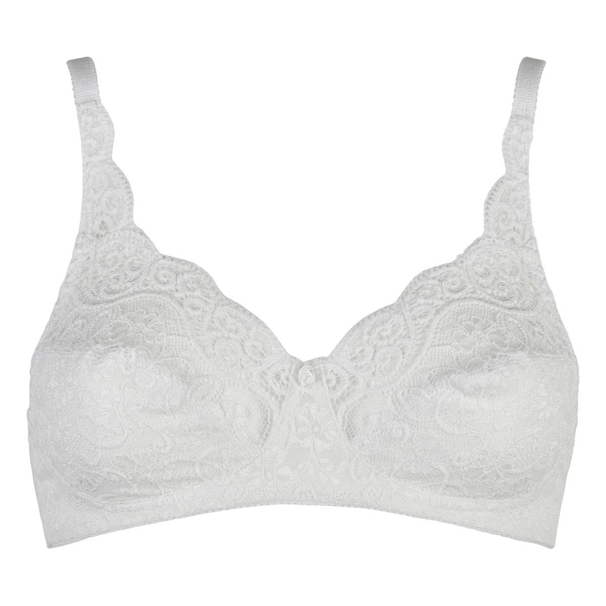 Triumph Amourette 300 N BH utan bygel, vit, Storlek: 90F, Kvinnor