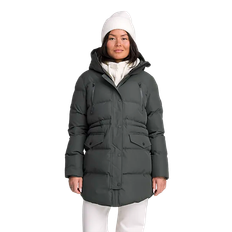 Everest W Warm Parka Vinterjackor Dk Green - 52