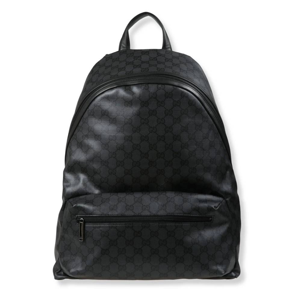 Gucci Essence Classic Medium Rygsæk - Tasker - Herre - Sort - ONE SIZE - Uld