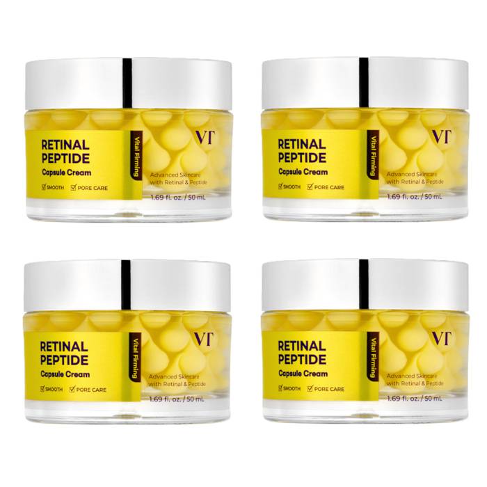 [DEAL]VT- Retinal Peptide Capsule Cream - 50ml 4ea - black
