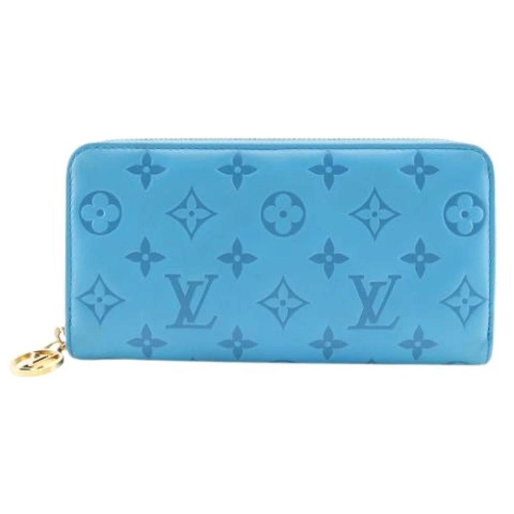 Louis Vuitton Vintage - Pre-owned Zippy Plånbok Monogram Präglad Lång Plånbok Vintage - Herr - ONE Size - Läder