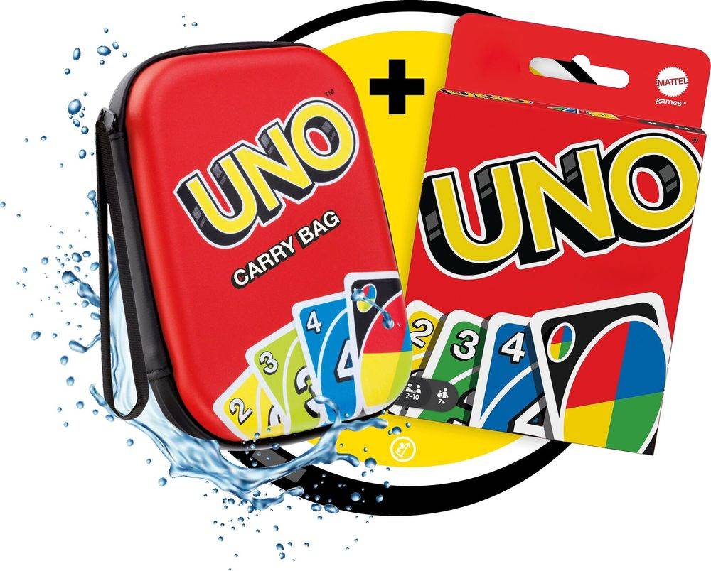 UNO Kartenspiel mit Carry Bag