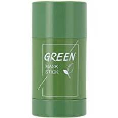 Green Tea Clay Mask Stick, Deep Cleaner Facial, Face Care For Woman Man, Youg & Old, Oil Face Beauty With Brightening & Younger