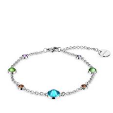 Bering – Arctic Symphony stål armbånd multi krystal