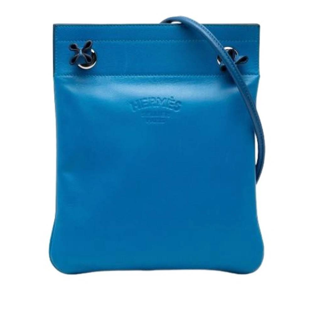 Hermès Vintage Pre-owned Aline Skuldertaske - Vintage - Dame - Blå - ONE SIZE - Uld