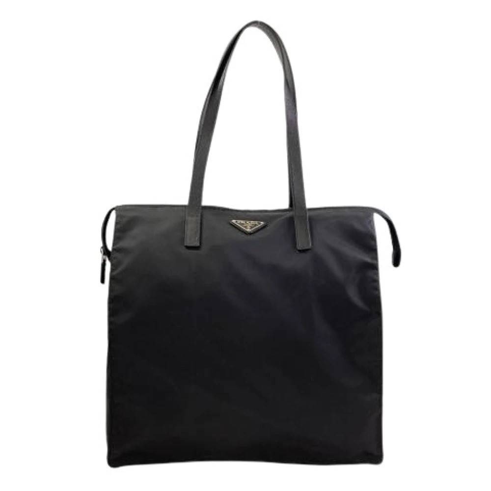 Prada Vintage Pre-owned Vintage Tote Bag - Vintage - Dame - Sort - ONE SIZE - Nylon