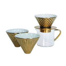 Loveramics Brewers - Coffee Dripper Sæt - Gold - Limited Edition