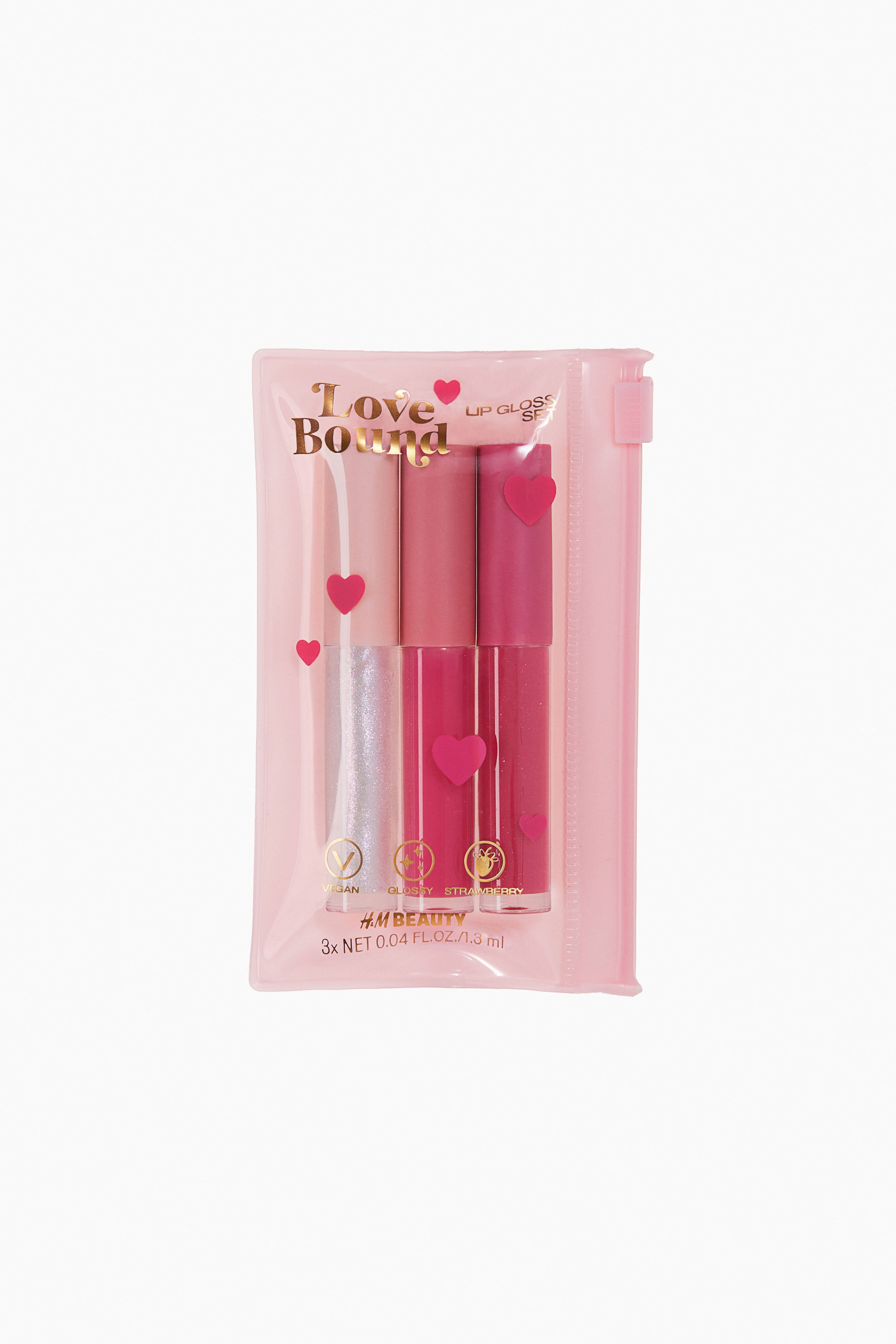 3-pack läppglans Rosa - H&M (one size)