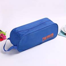 Portable Waterproof Travel Shoes Bag, Breathable Organizer, Gym Training, Yoga, Basketball, Football Shoes, rosa röd färg