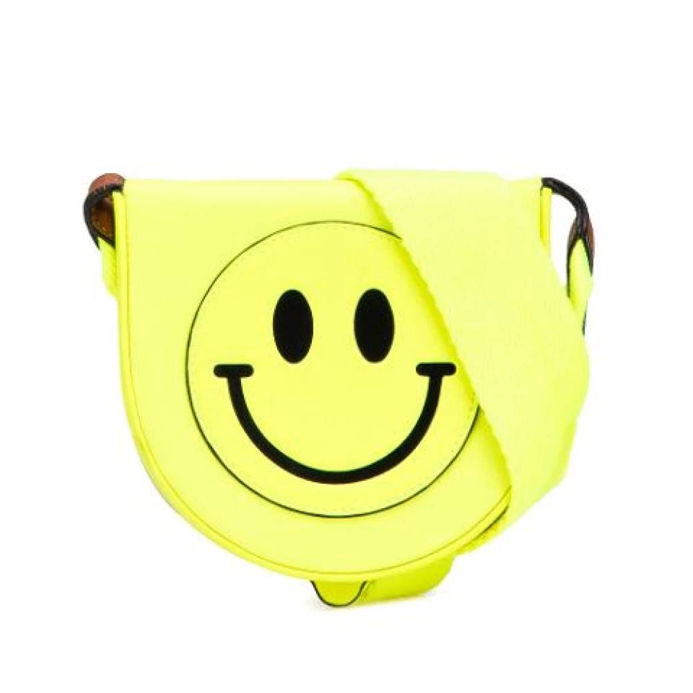 Loewe Pre-owned Pre-owned Smiley Heel Crossbody - Vintage - Dame - Gul - ONE SIZE - Uld
