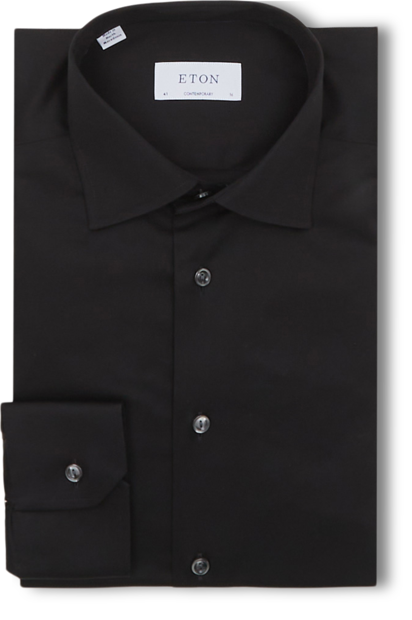 Eton Herre 3000 Signature Twill Dress Skjorte Contemporary fit - Sort - 42