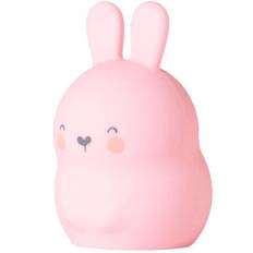 SARO BABY Little Bunny LED Natlampe pink - 17 cm
