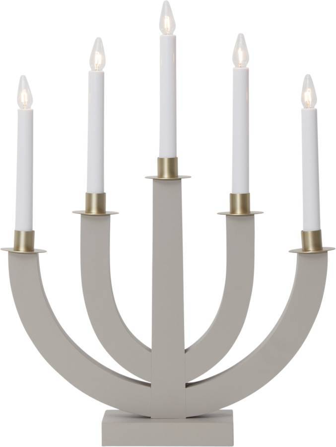 Eli Adventsljusstake Beige 47cm