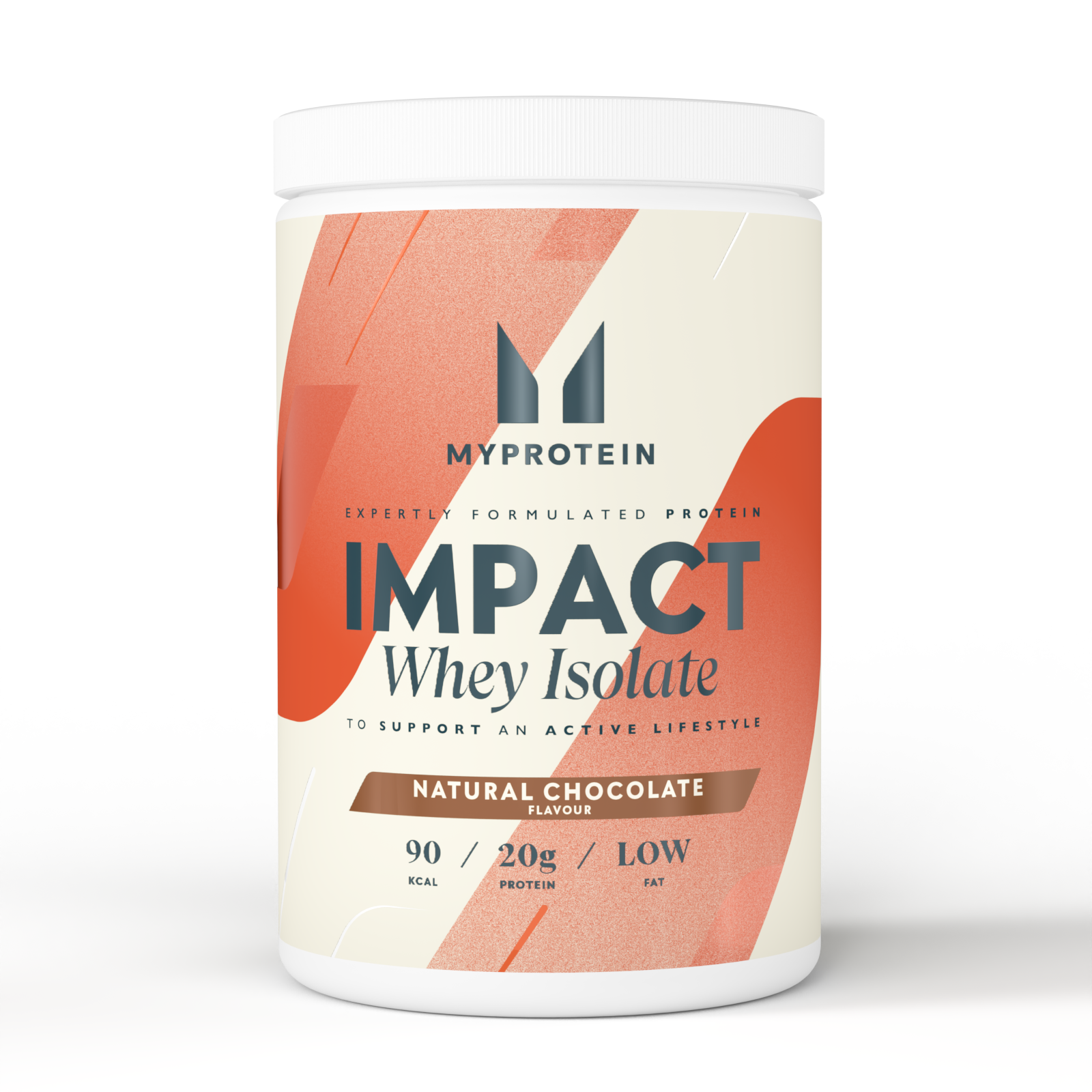 Impact Whey Isolate - 480g - 16servings - Naturlig Chokolade