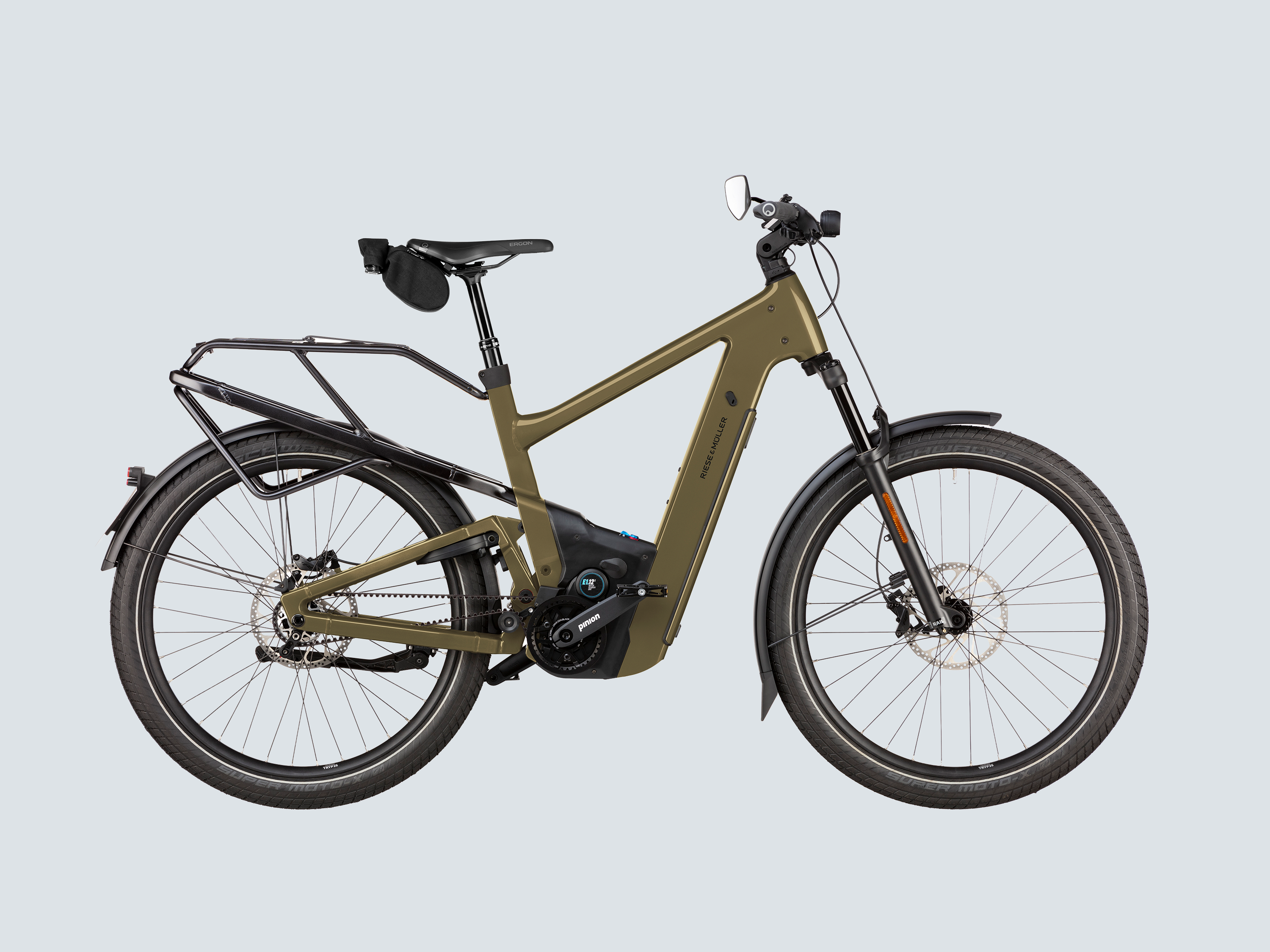 Riese & Müller Delite5 Pinion HS - Amber / 56 cm (180-200 cm)