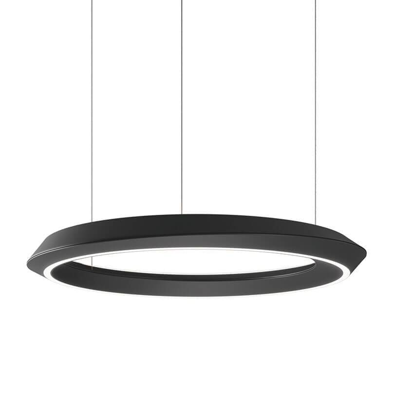 Tidal pendel fra Lodes - Variabel 10-150 cm / Mat sort / Mat hvid