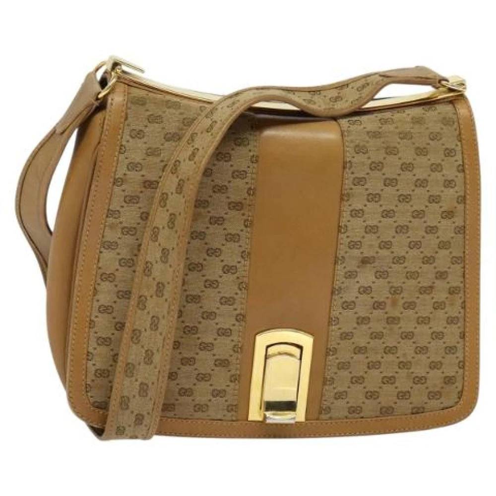 Gucci Vintage - Pre-owned Canvas gucci-vskor Vintage - Dam - ONE Size -