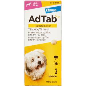 ADTAB HUND TYGGETBL 3.STK 2,5-5,5 kg